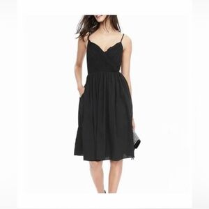Banana Republic Black Maxi Dress with Spaghetti Straps